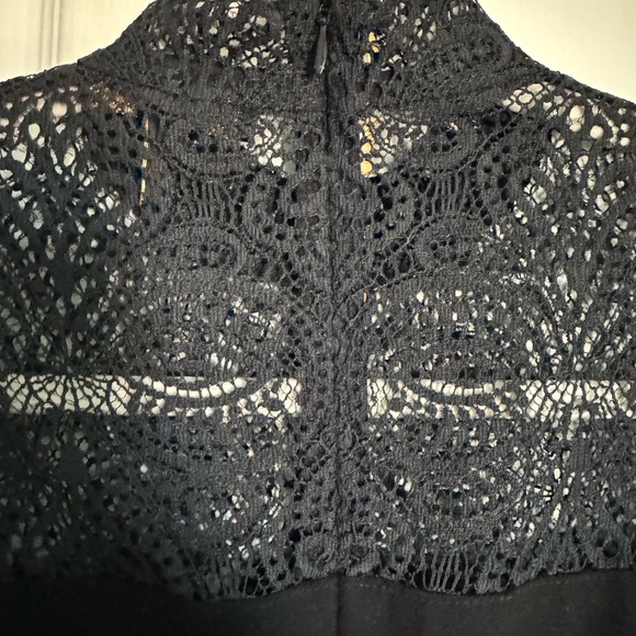 NWOT Maje Izona Black Crocheted Lace Romper Extra Small XS - Picture 7 of 7